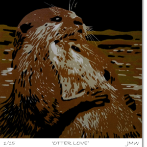 Otter Love - Print