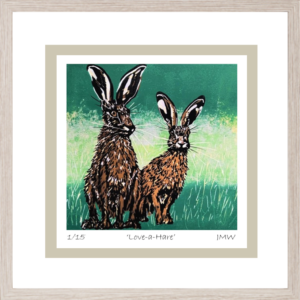 Love-A-Hare - Framed