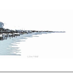 low tide - blue